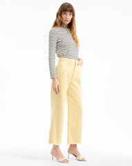 Taylor Cropped Wide-Leg Jean