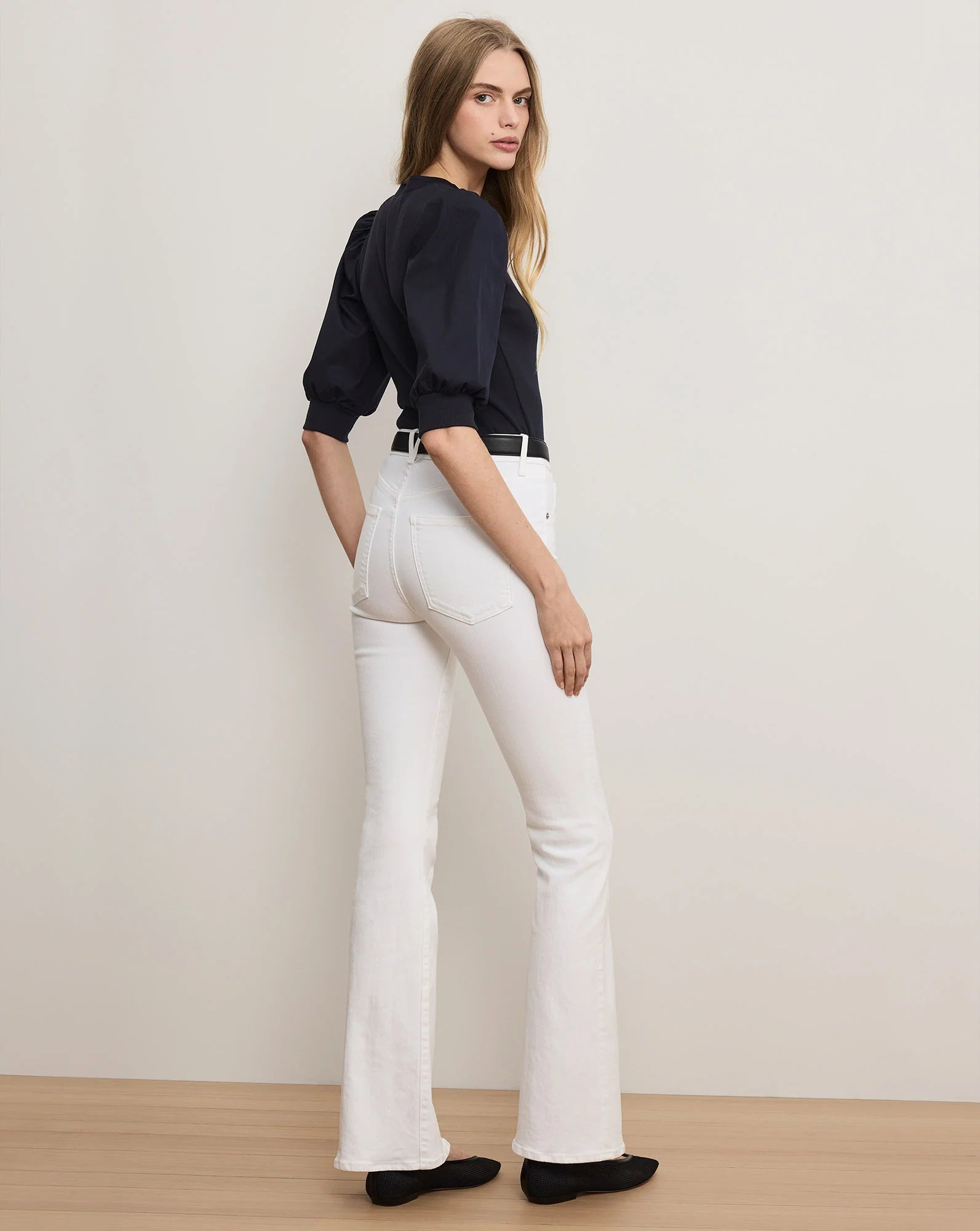 Coralee Puff-Sleeve Top