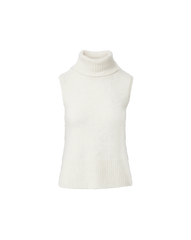 Mazzy Brushed Cashmere Sleeveless Sweater