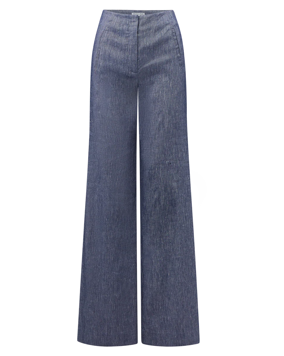 Jude Linen Wide-Leg Pant