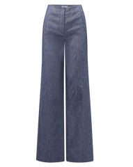Jude Linen Wide-Leg Pant