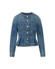 Zahara Peplum Denim Jacket