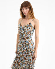 Avenel Silk Midi Dress