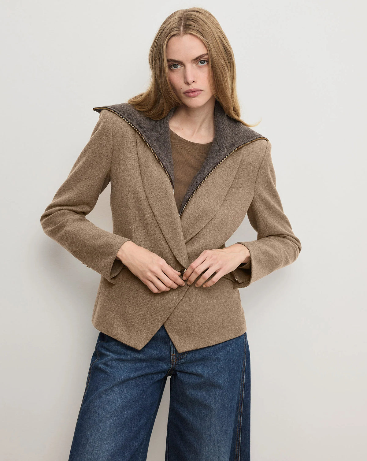 Rickie Cropped Dickey Jacket