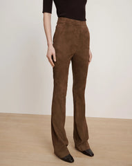 Gracie Suede Flare Pant