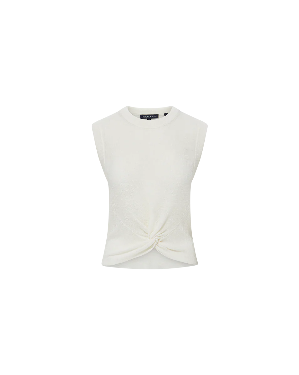 Kellen Twist-Front Sweater