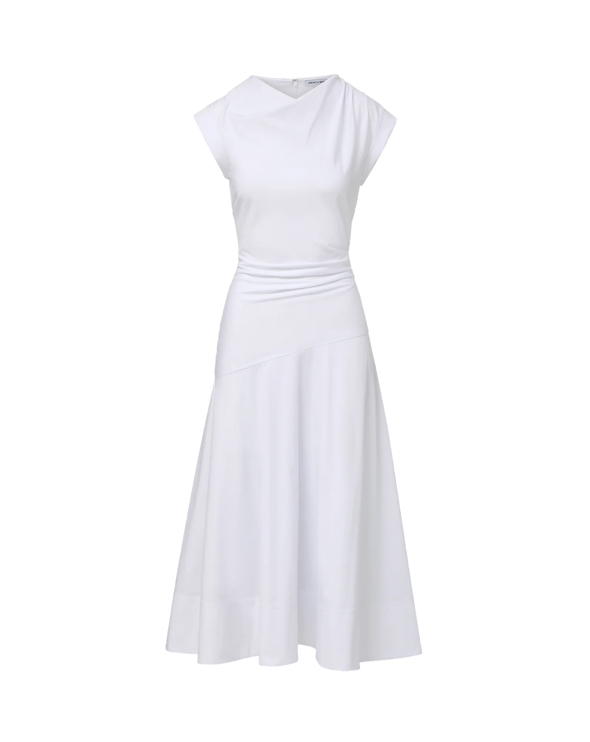 Lisette Cotton Poplin Midi Dress