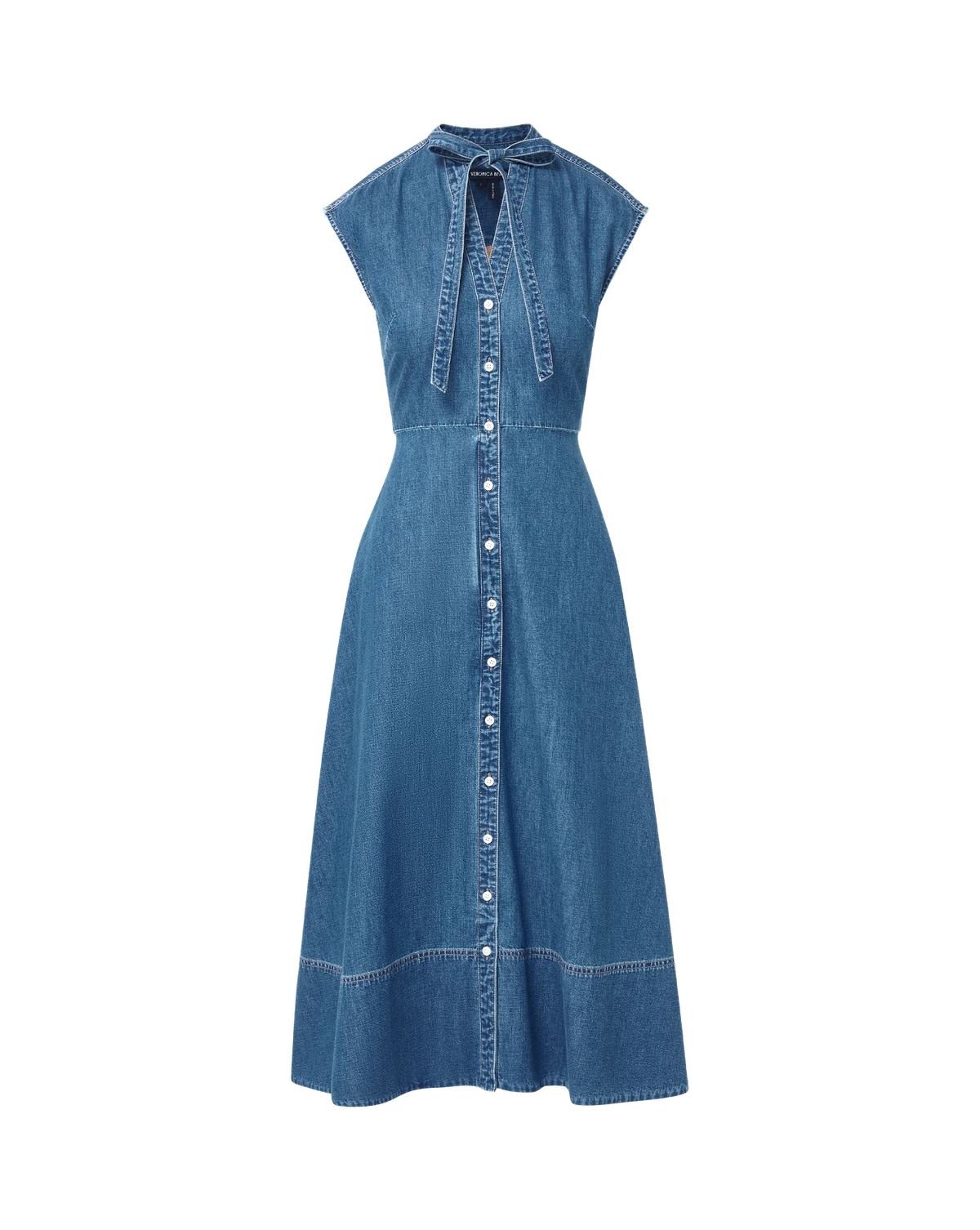 Honora Denim Midi Shirtdress