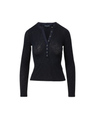 Drexler Ribbed Henley Top