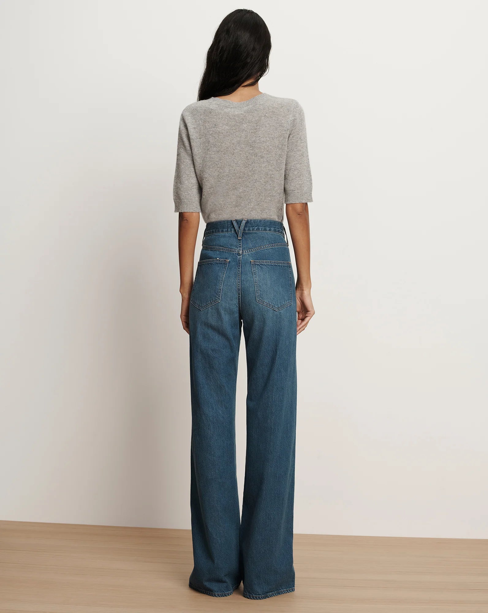 Kasey Crystal Wide-Leg Jean