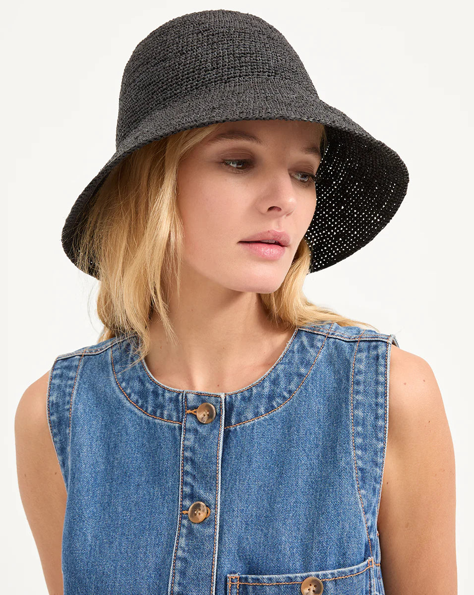 Felix Raffia Straw Bucket Hat