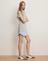 Kenwood Mixed-Media Mini Dress