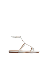 Marbella Lizard-Embossed Sandal