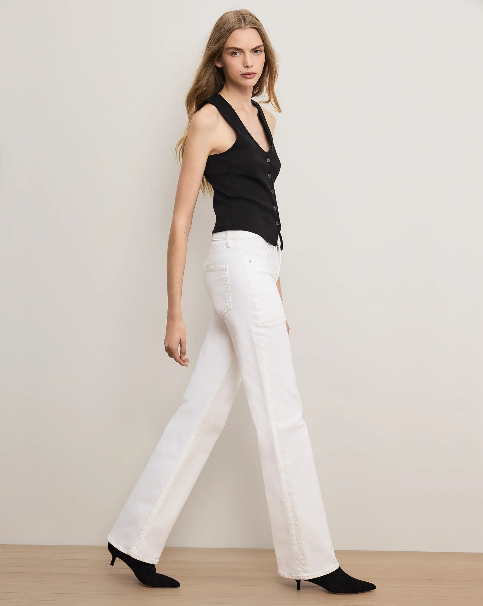 Crosbie Slim Wide-Leg Jean