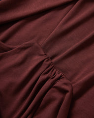 Theodora Ruched Midi Dress