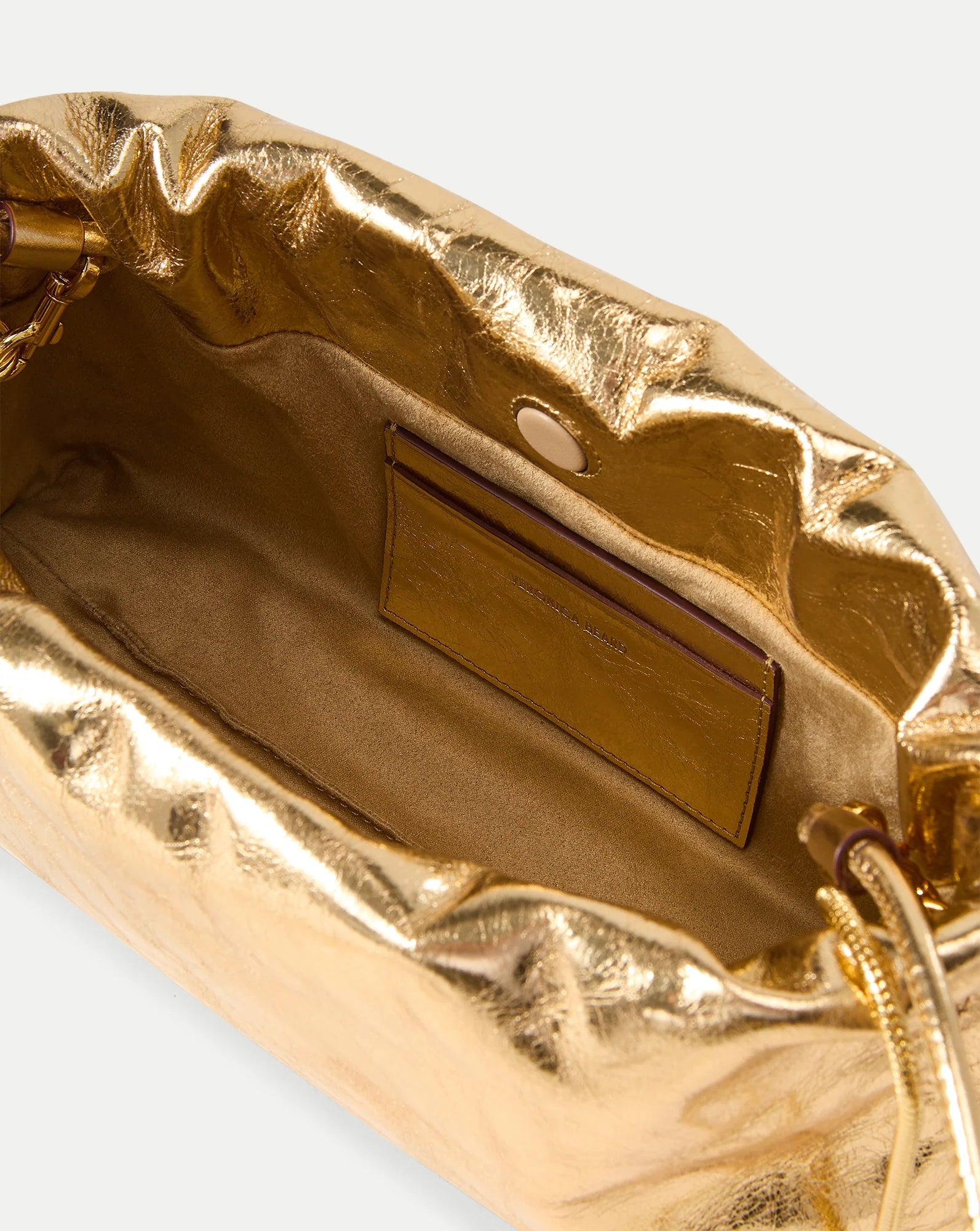 Small Metallic Veronica Beard Stash Bag