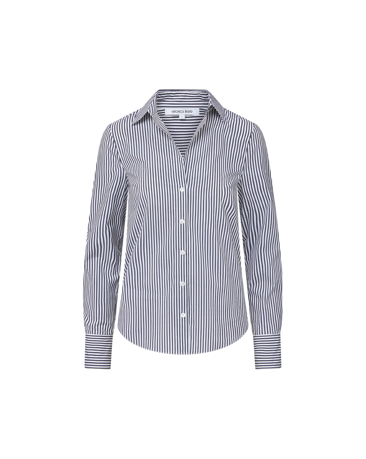 Amelia Striped Button-Down Shirt