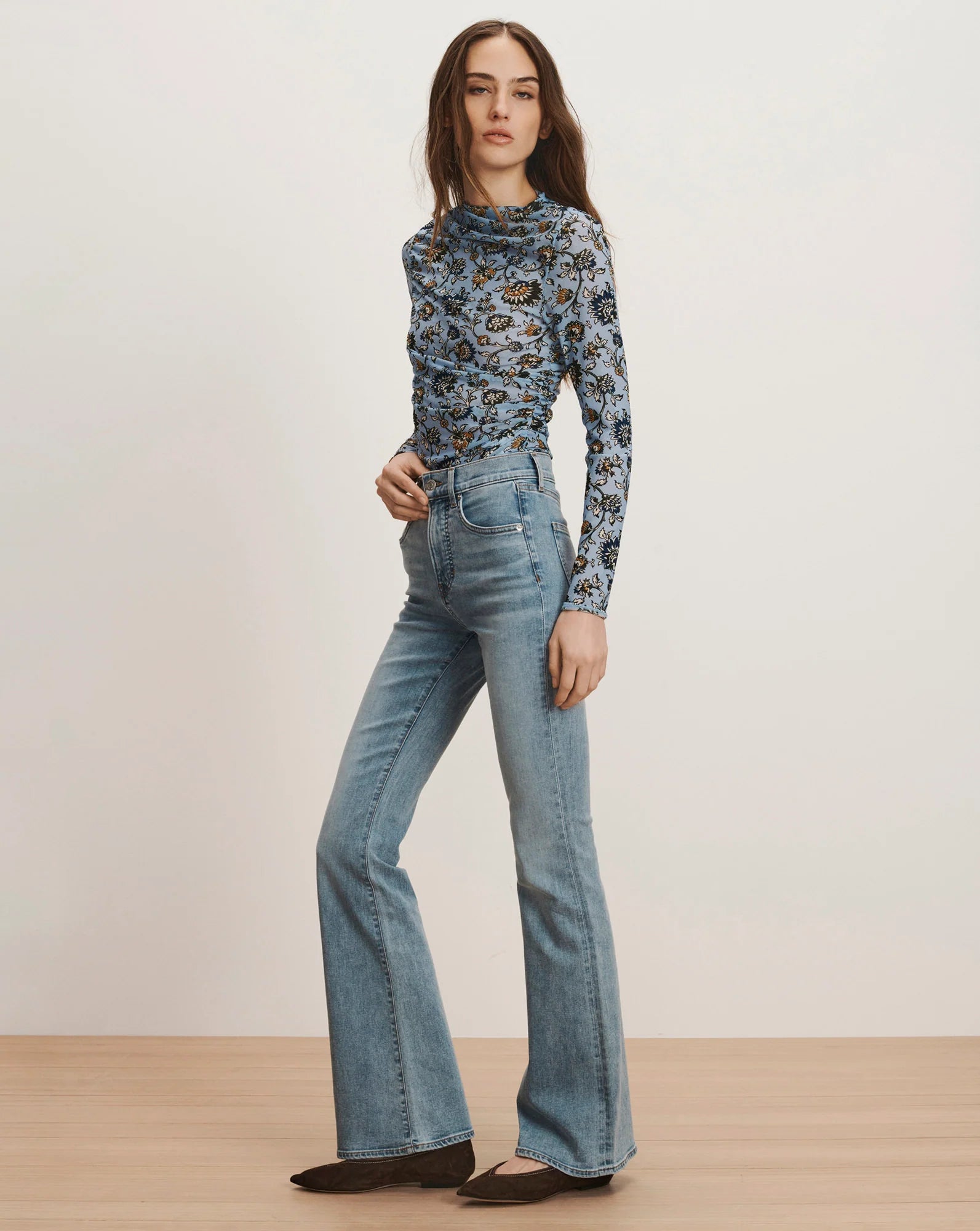 Beverly Skinny-Flare Jean
