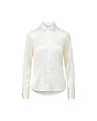 Monique Silk Button-Down Shirt