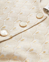 Lois Gold-Print Vest