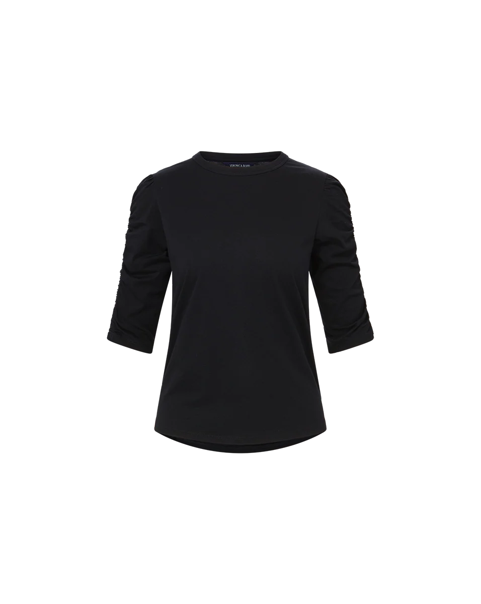Waldorf Ruched-Sleeve T-Shirt