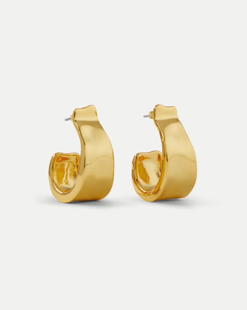 Molten Gold Ribbon Hoop