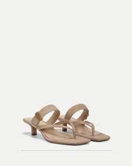 Salva Dash Kitten-Heel Sandal