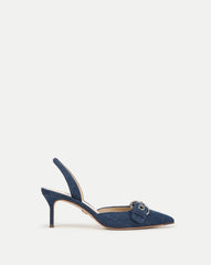 Roxy Denim Slingback Pump