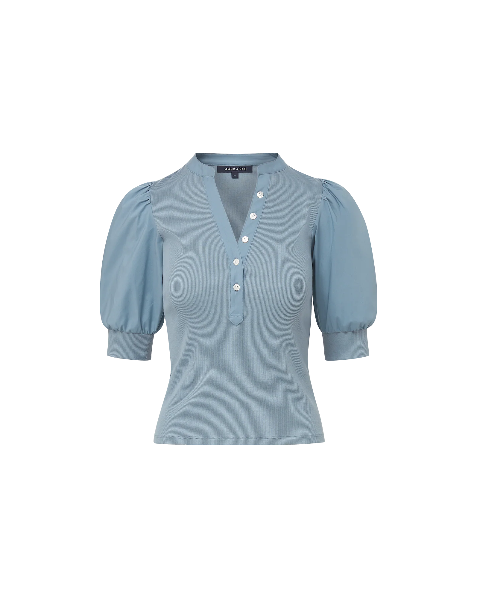 Coralee Puff-Sleeve Top