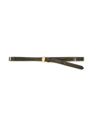 Dash Croc-Embossed Belt
