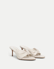 Tullia Leather Mid-Heel Sandal