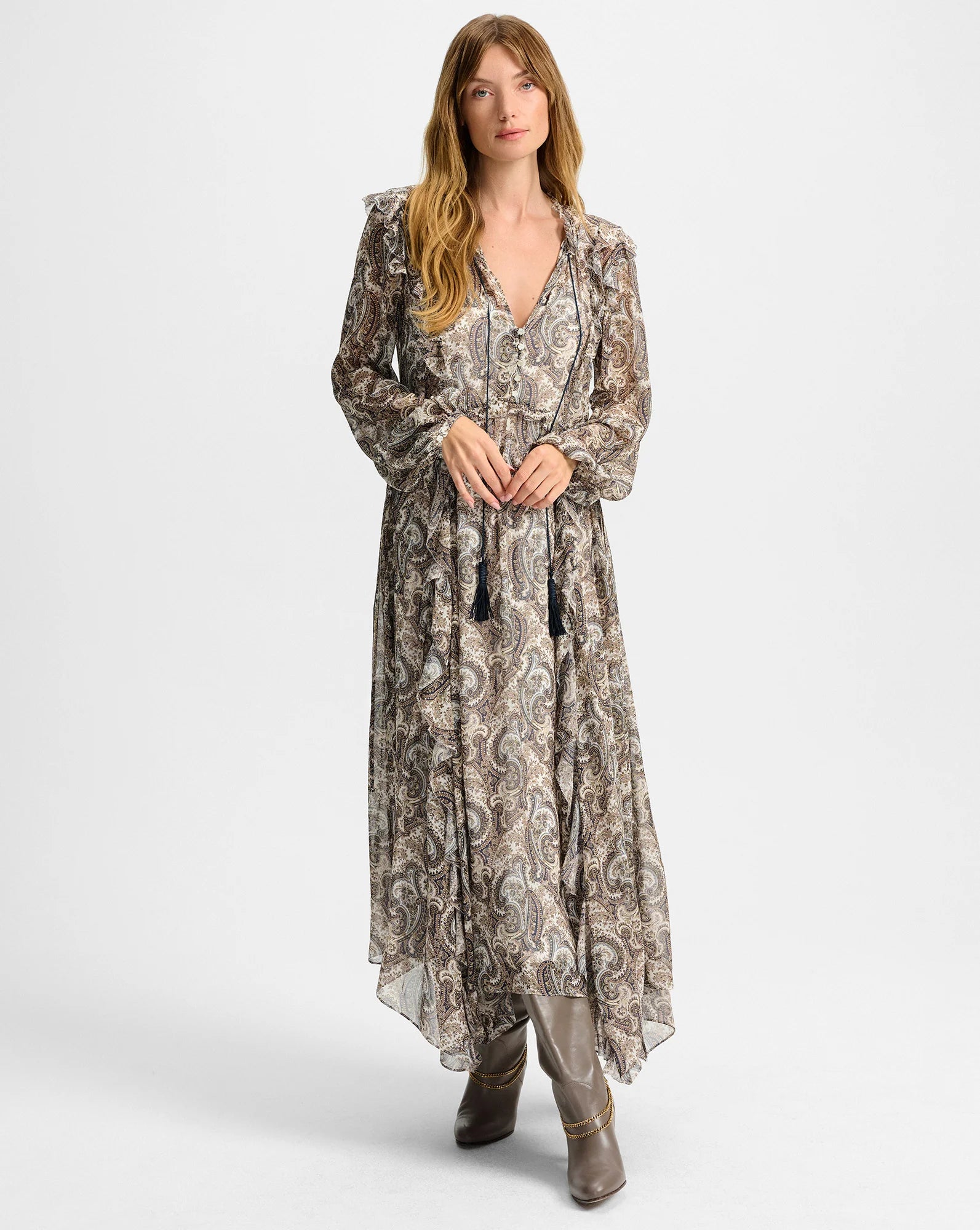 Lilith Silk Maxi Dress