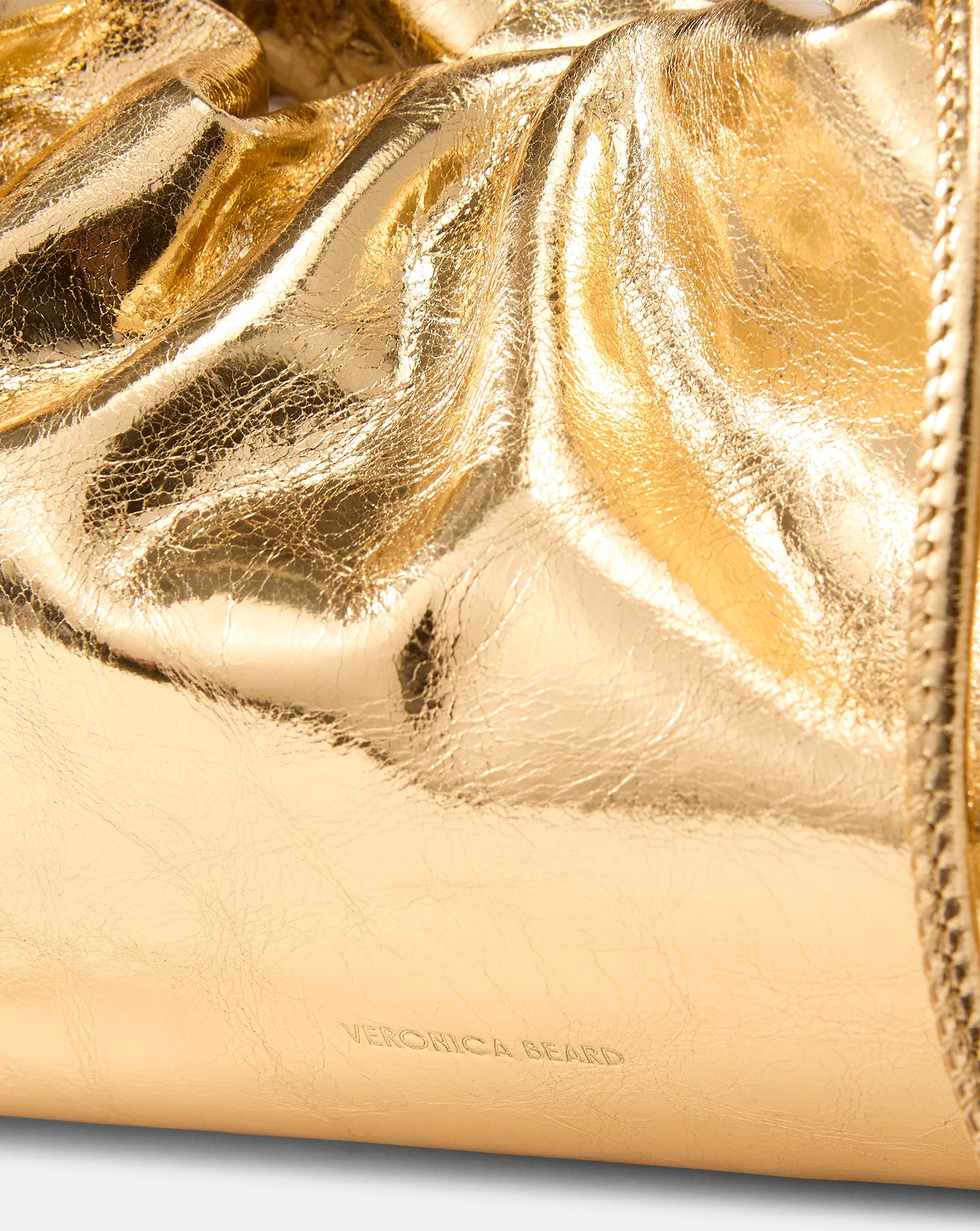 Small Metallic Veronica Beard Stash Bag