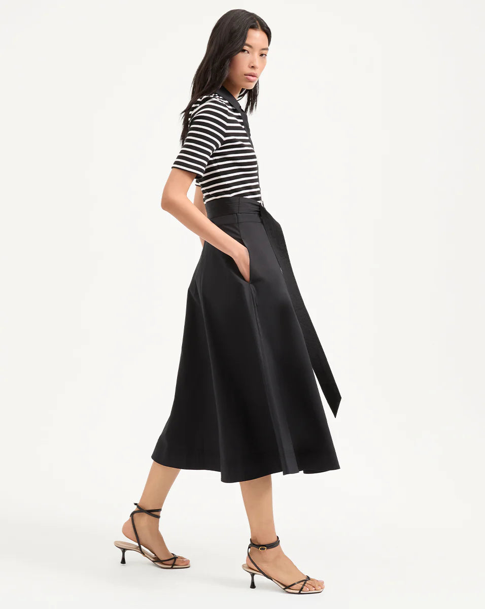 Delise Mixed Media Dress