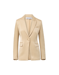 Long and Lean Satin Dickey Jacket