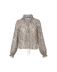 Hickory Silk Blouse