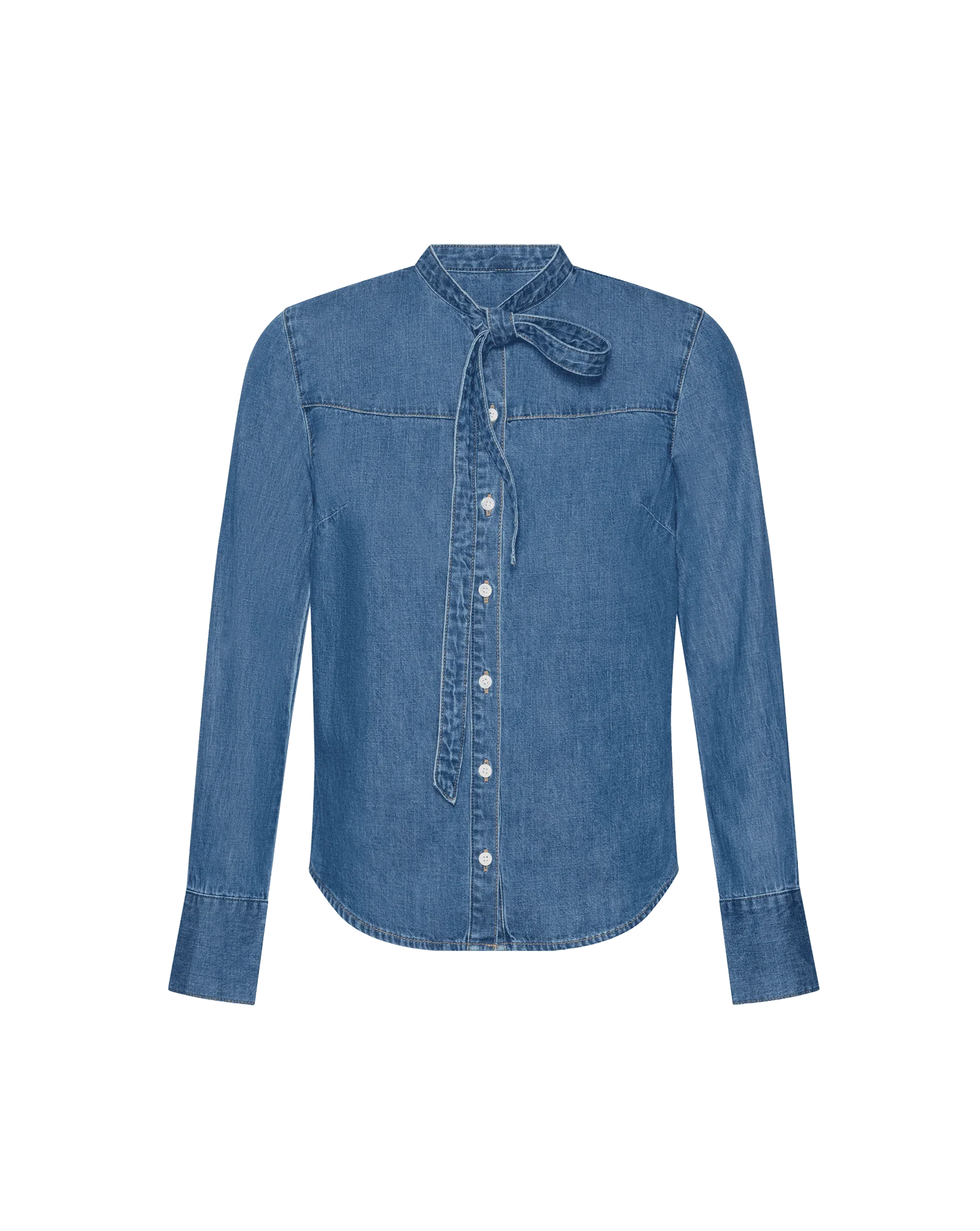 Gabby Denim Button-Down Shirt
