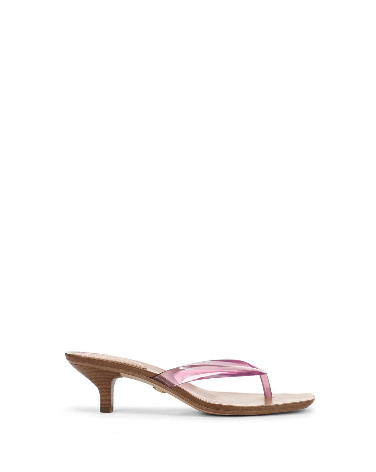Clea Jelly Kitten-Heel Sandal