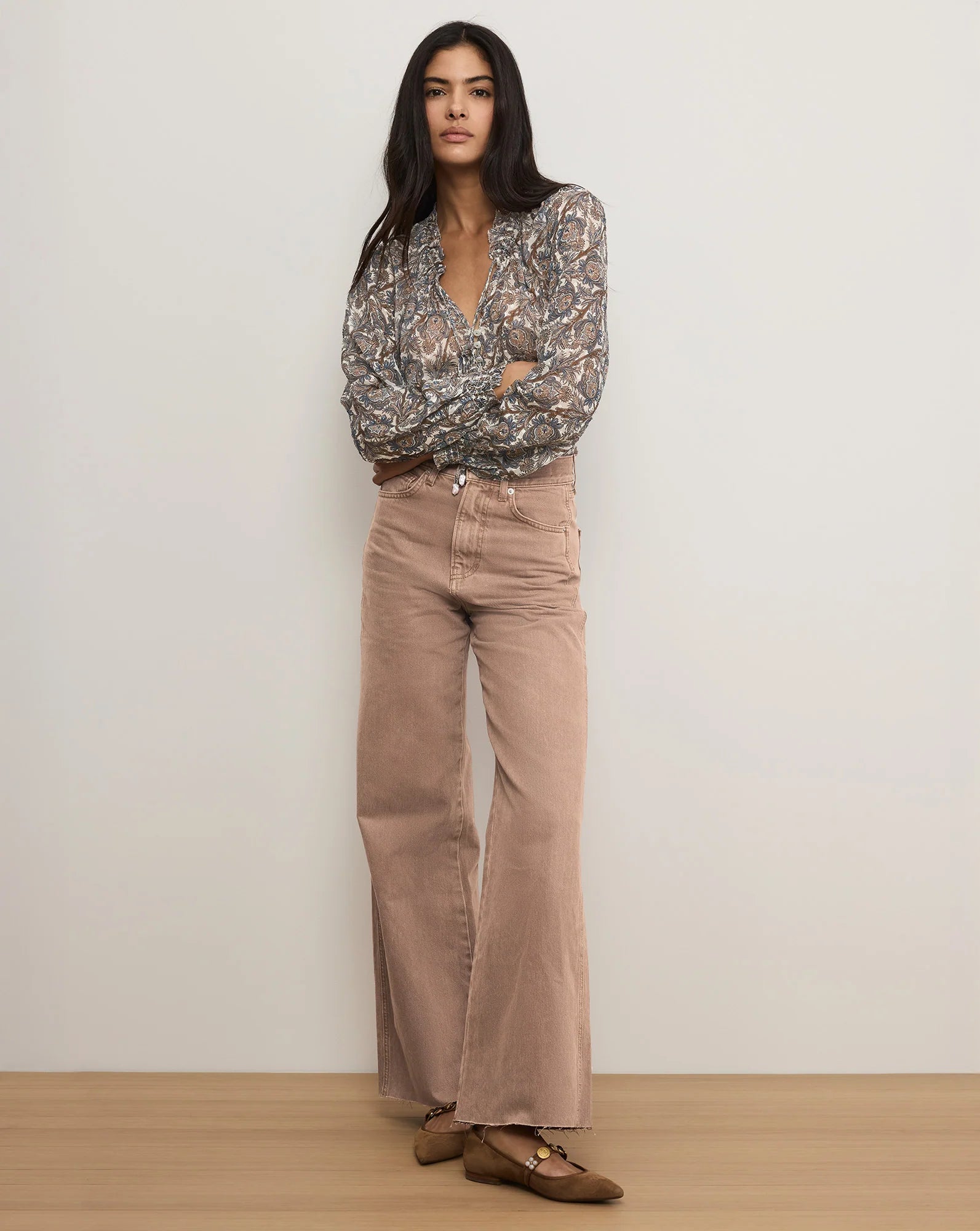 Hickory Silk Blouse