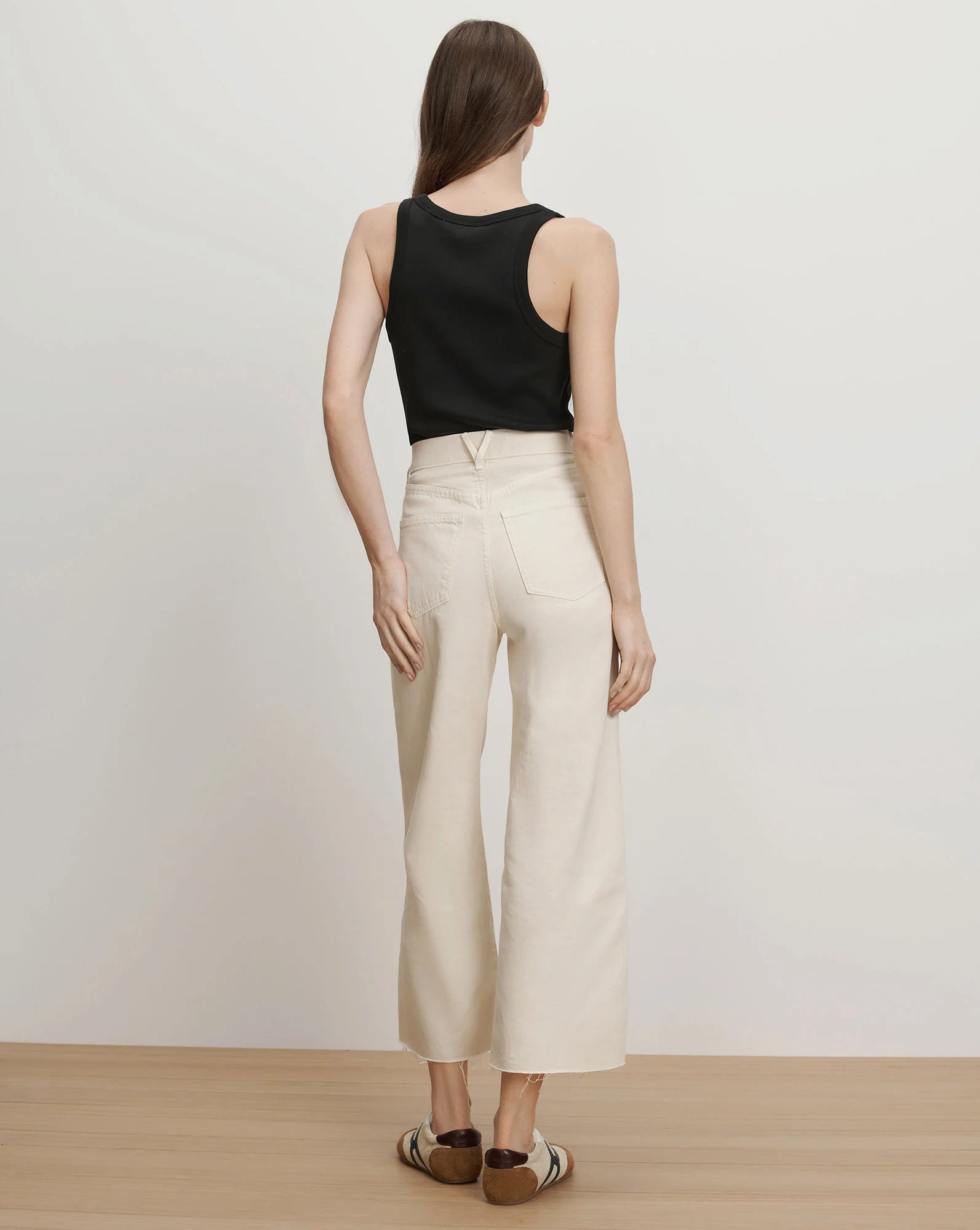 Taylor Cropped Wide-Leg Jean