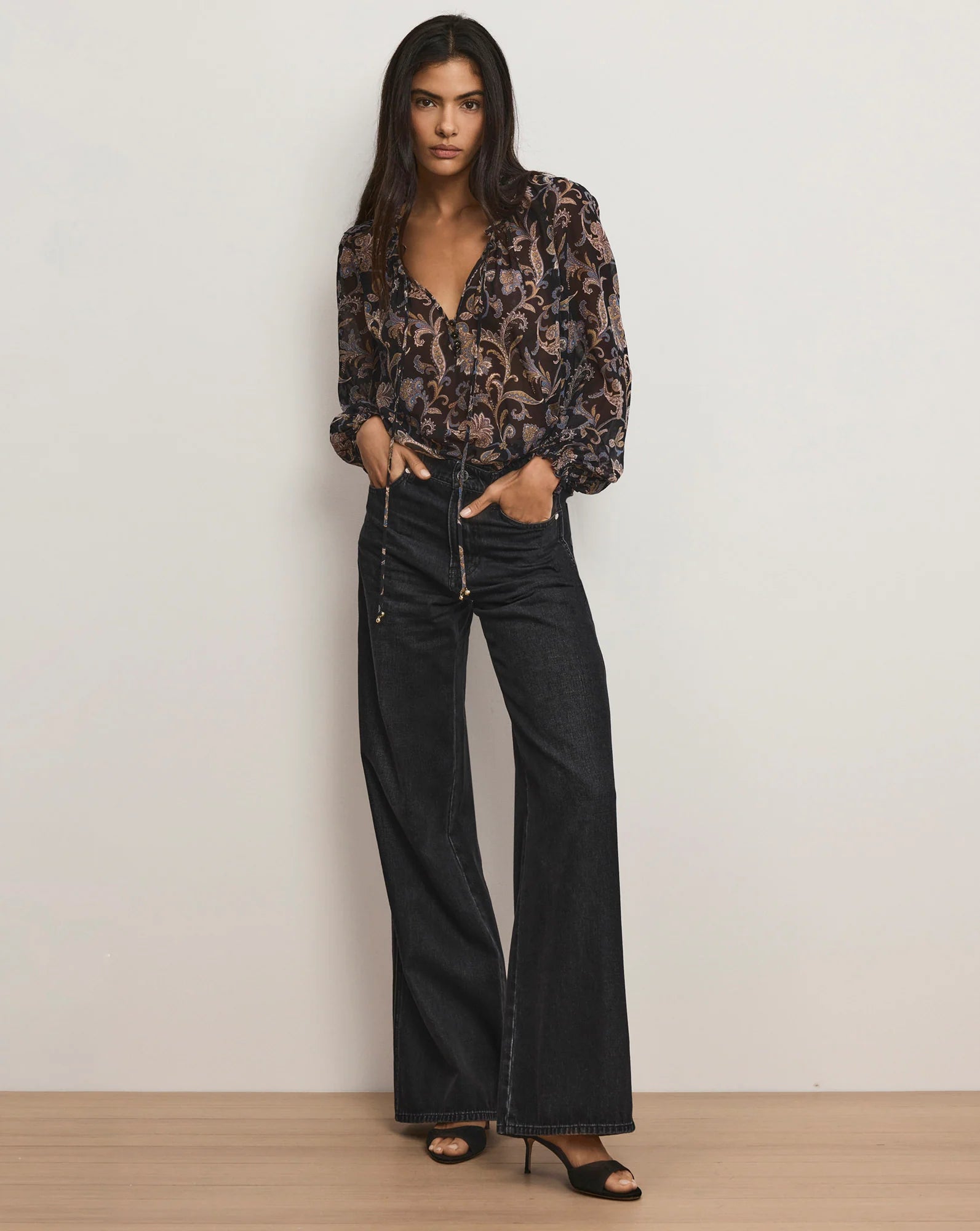 Hickory Paisley Blouse