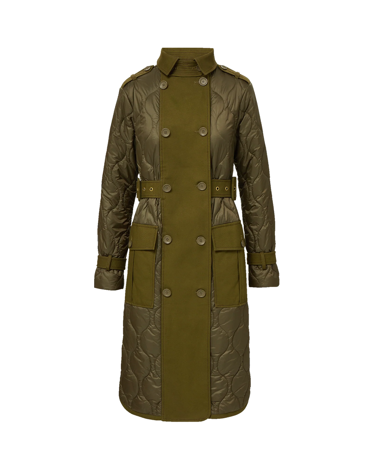 Newberry Puffer Trench Coat