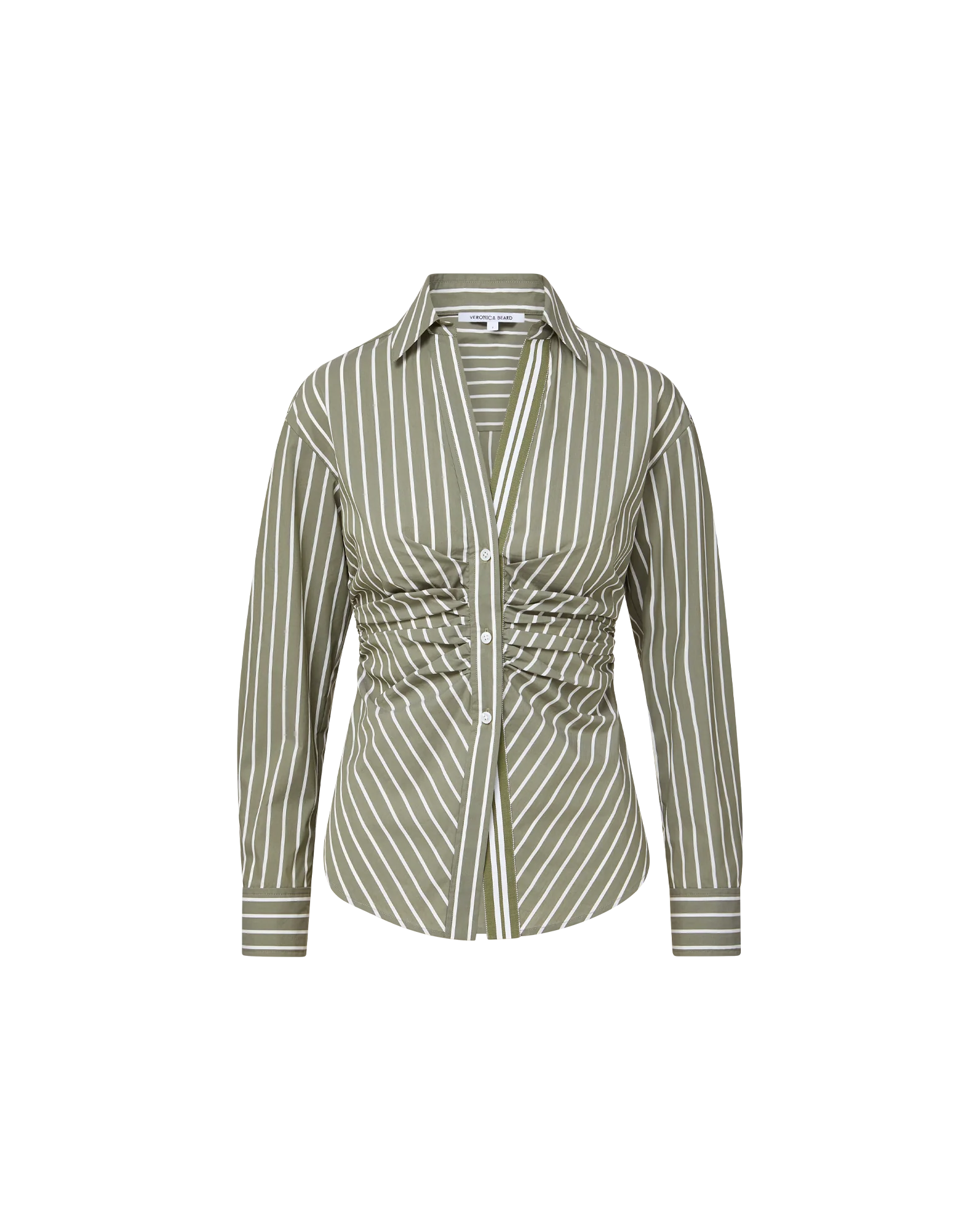 Devra Striped Button-Down Shirt