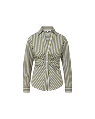 Devra Striped Button-Down Shirt