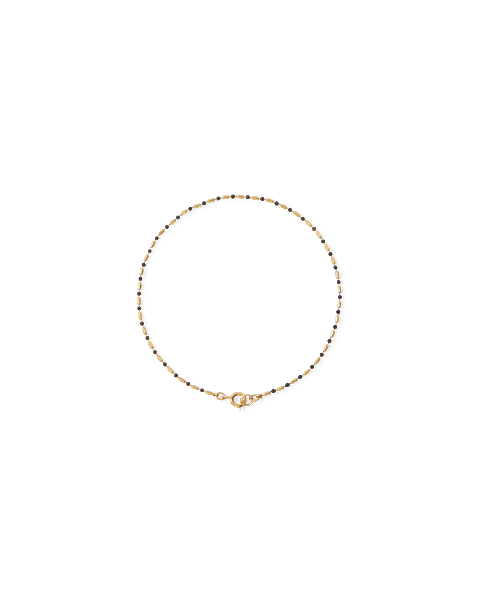 Enamel Bead Chain Anklet