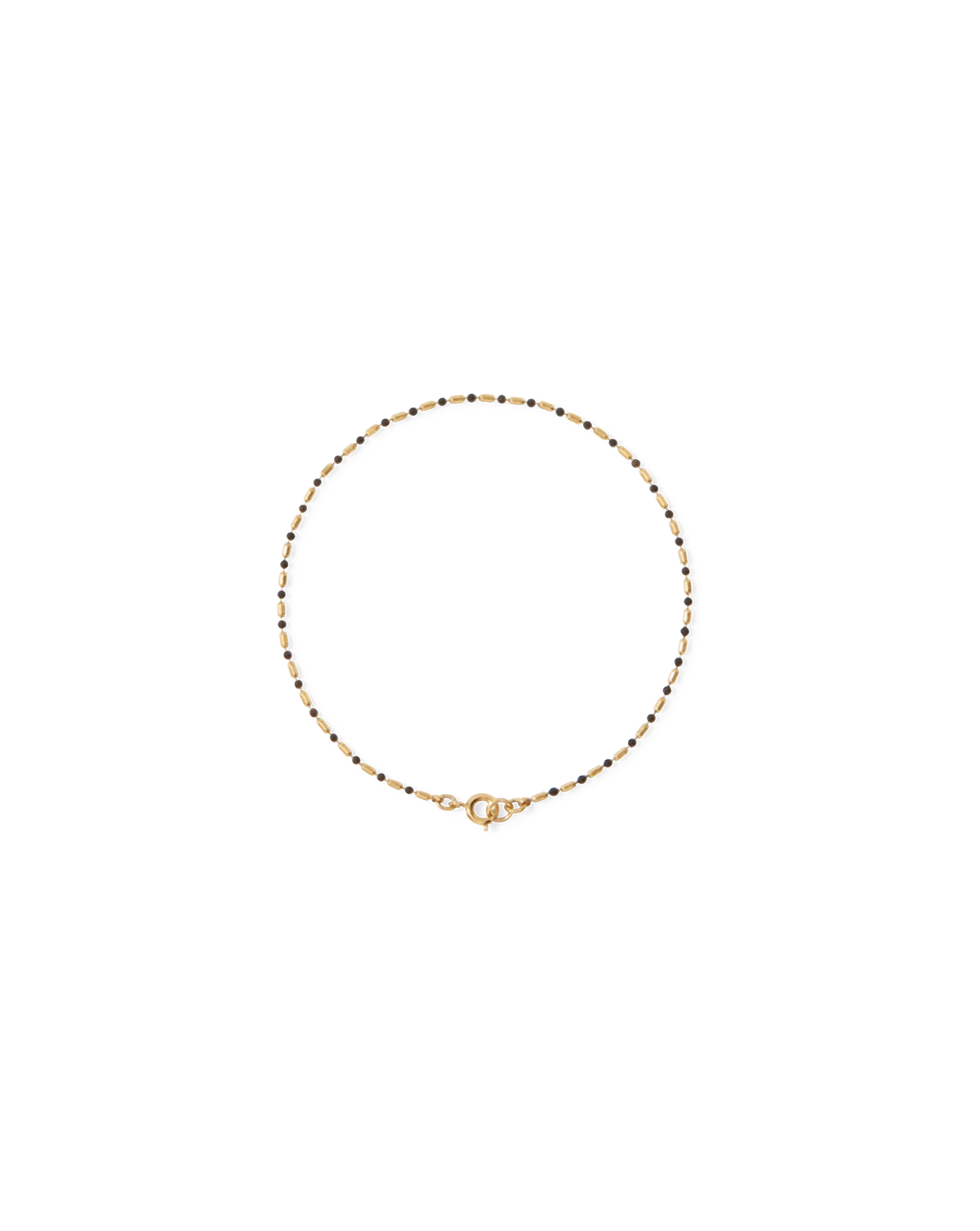 Enamel Bead Chain Anklet