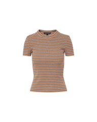 Pruitt Striped Ribbed T-Shirt