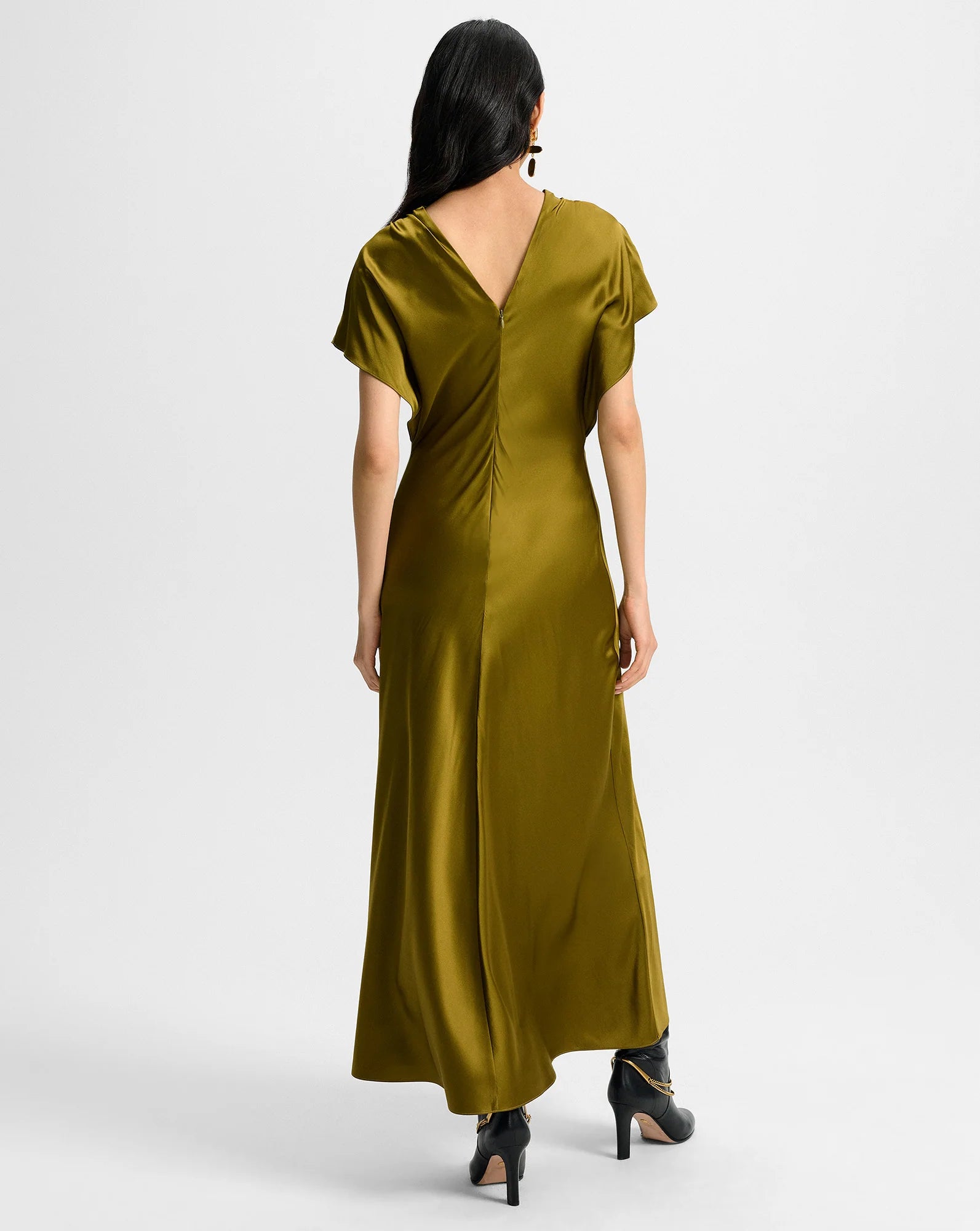 Redgrave Silk Midi Dress
