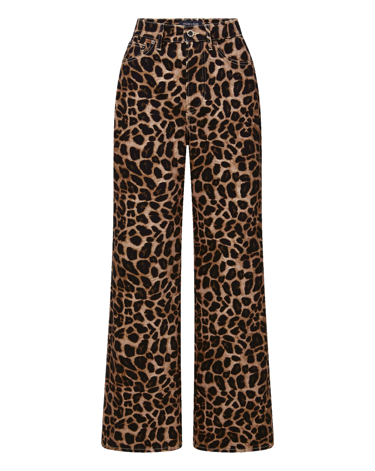 Taylor Leopard Wide-Leg Jean