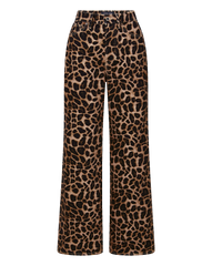 Taylor Leopard Wide-Leg Jean